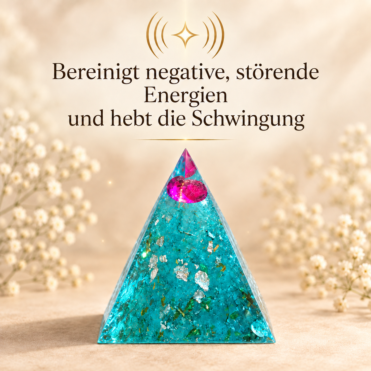 Auge von Atlantis Orgonitpyramide