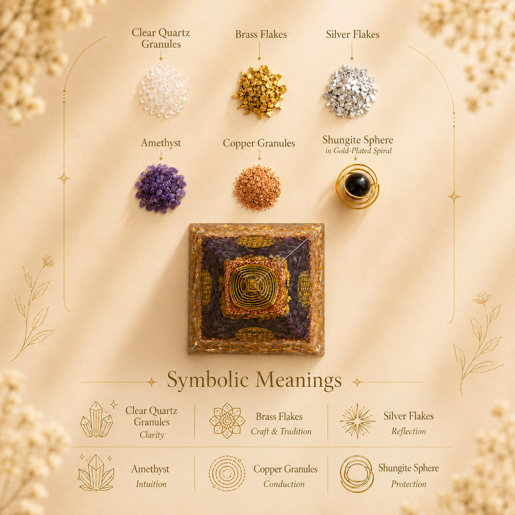 "Harmony Home" Orgonite Pyramid