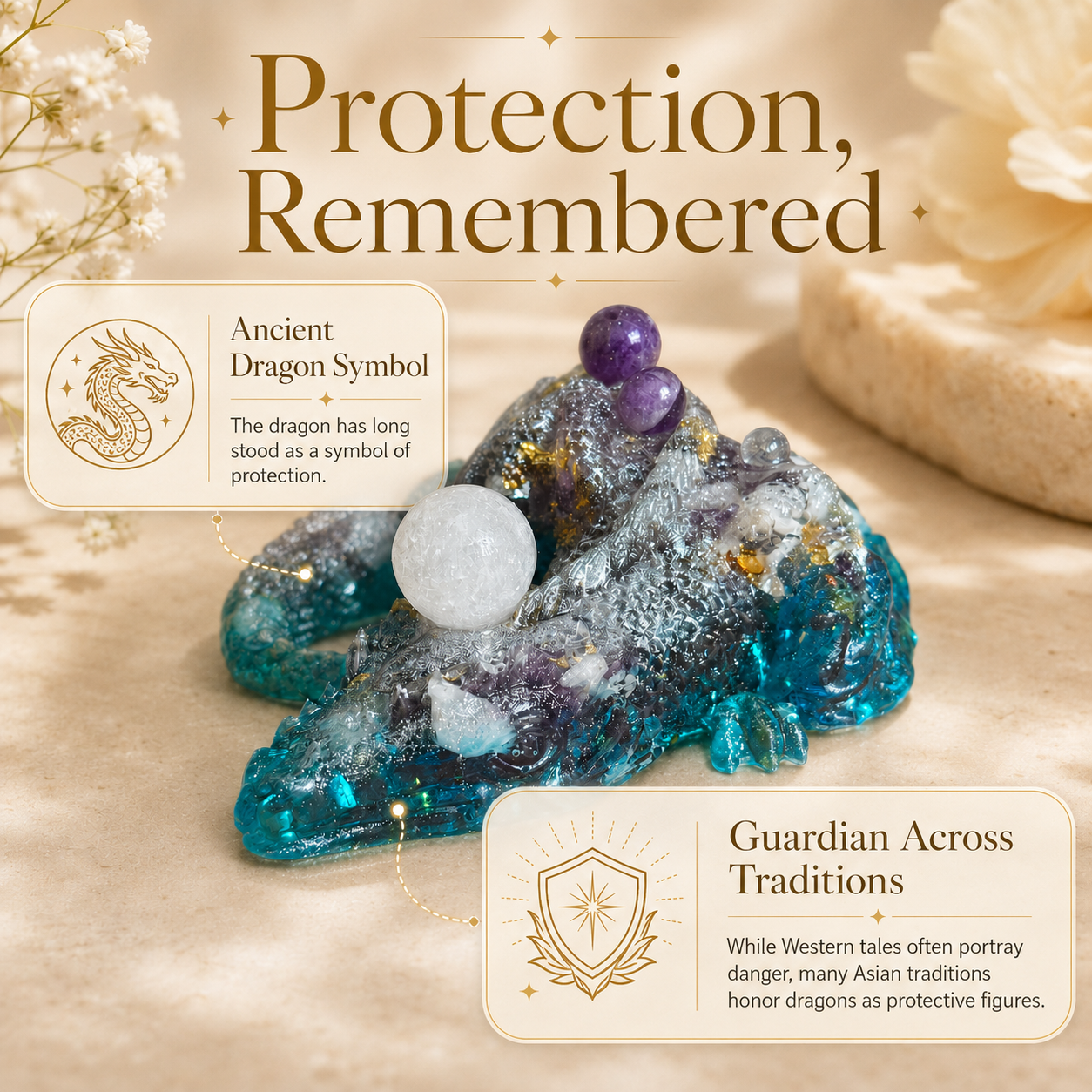 "Dreamguardian" Orgonite Dragon