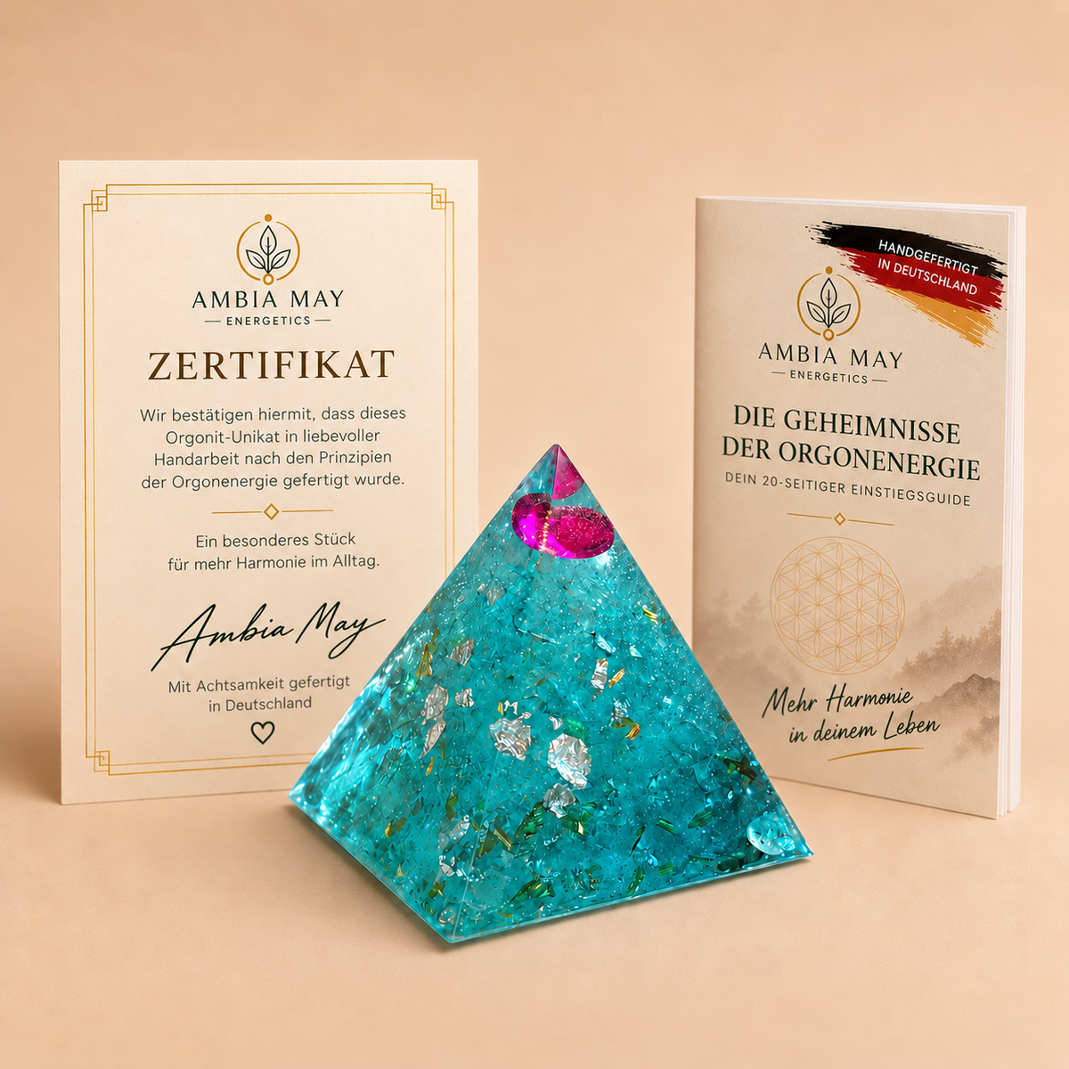Auge von Atlantis Orgonitpyramide