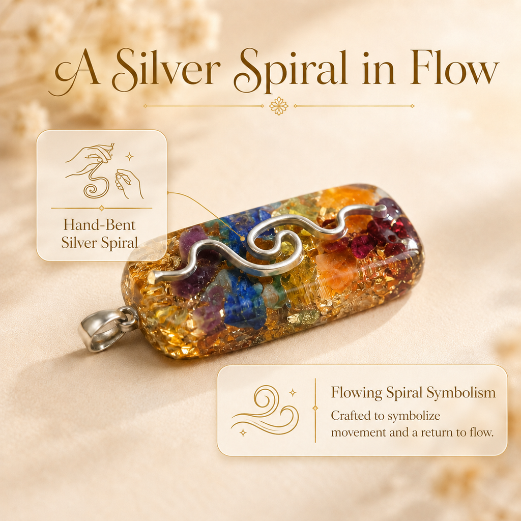"Chakraflow" Orgonite Pendant