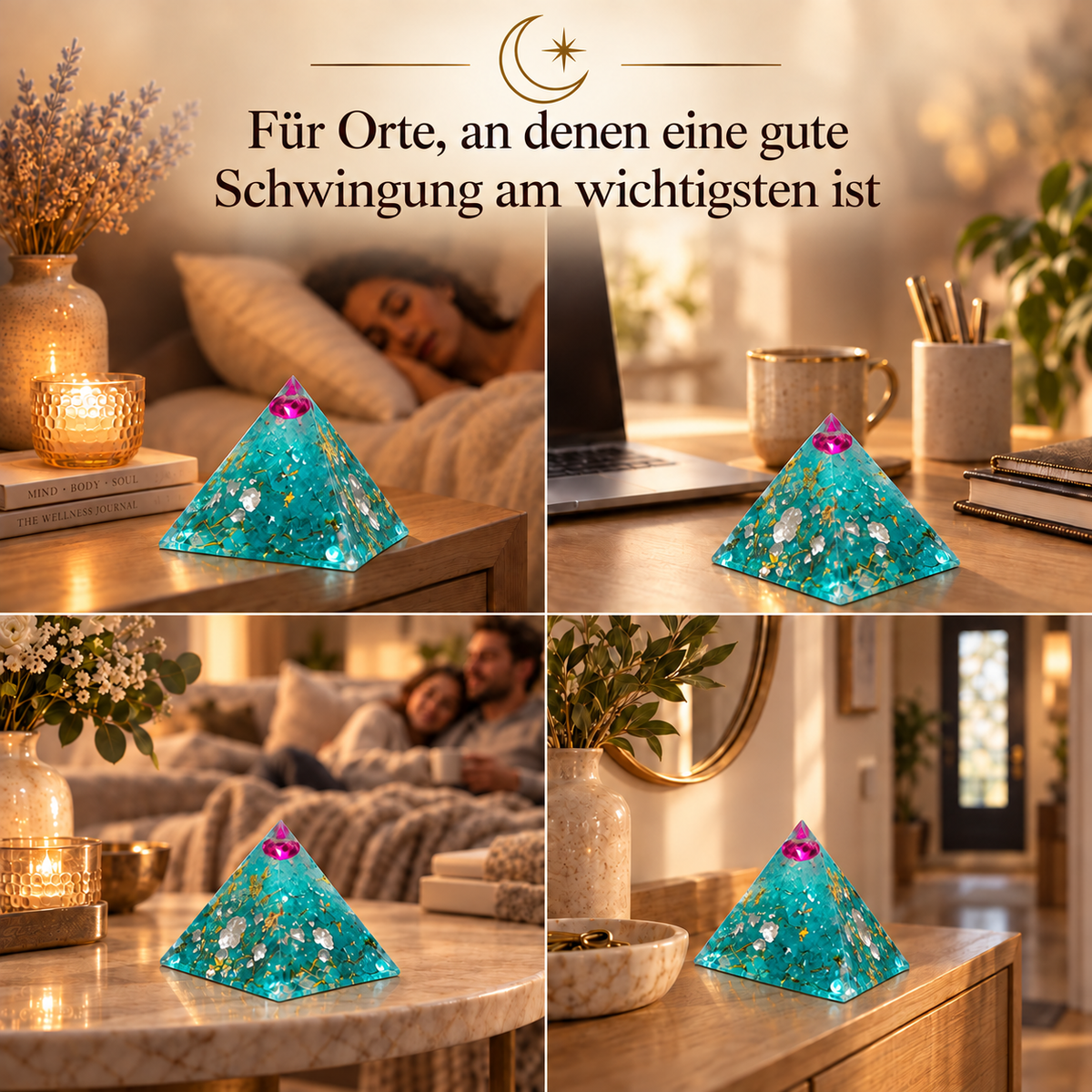 Auge von Atlantis Orgonitpyramide