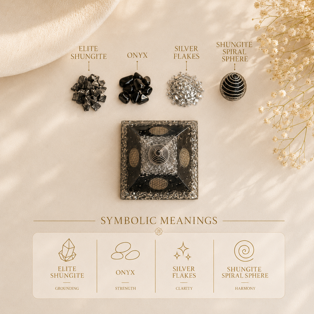 "Save Haven" Orgonite Pyramid