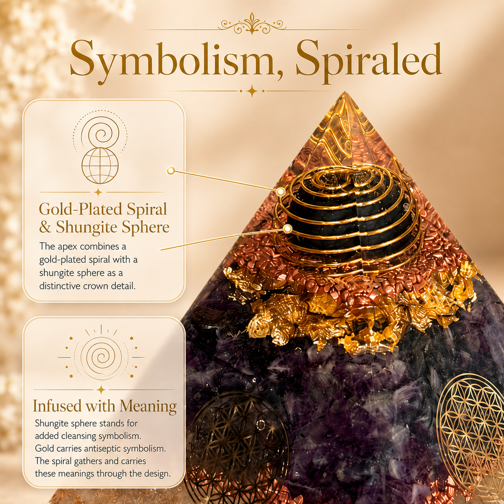 "Harmony Home" Orgonite Pyramid
