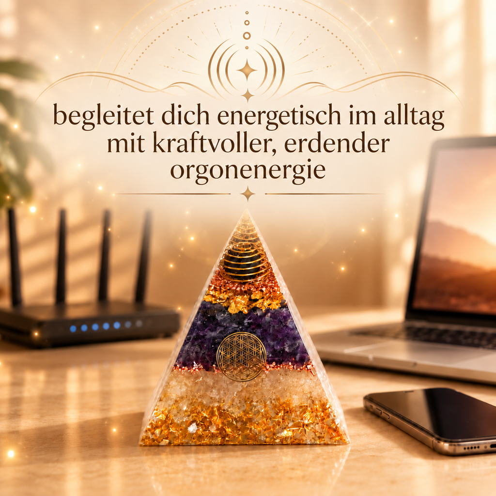 Harmonie Schutz Orgonit-Pyramide