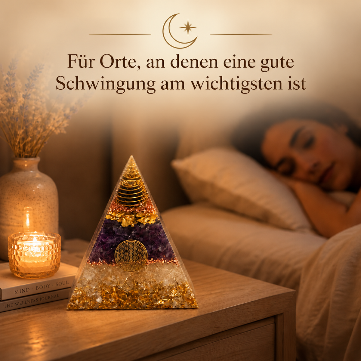 Harmonie Schutz Orgonit-Pyramide
