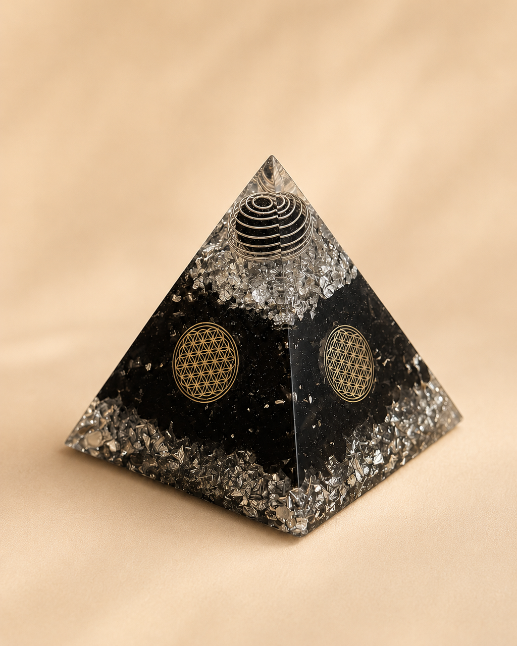 "Save Haven" Orgonite Pyramid