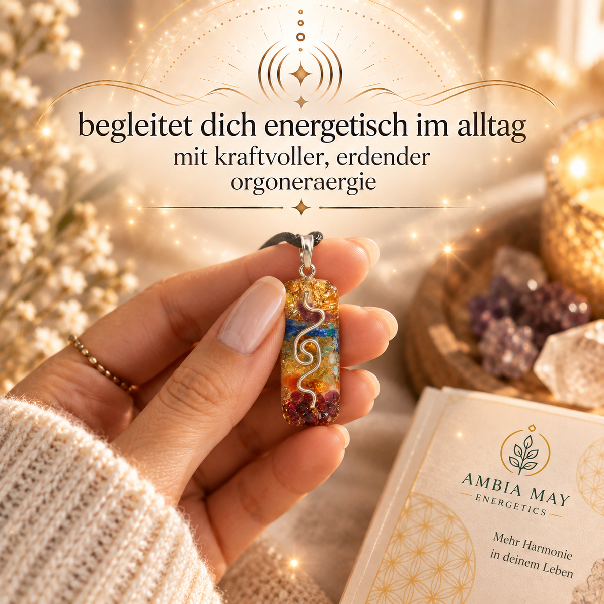 Chakrafluss Orgonit Anhänger
