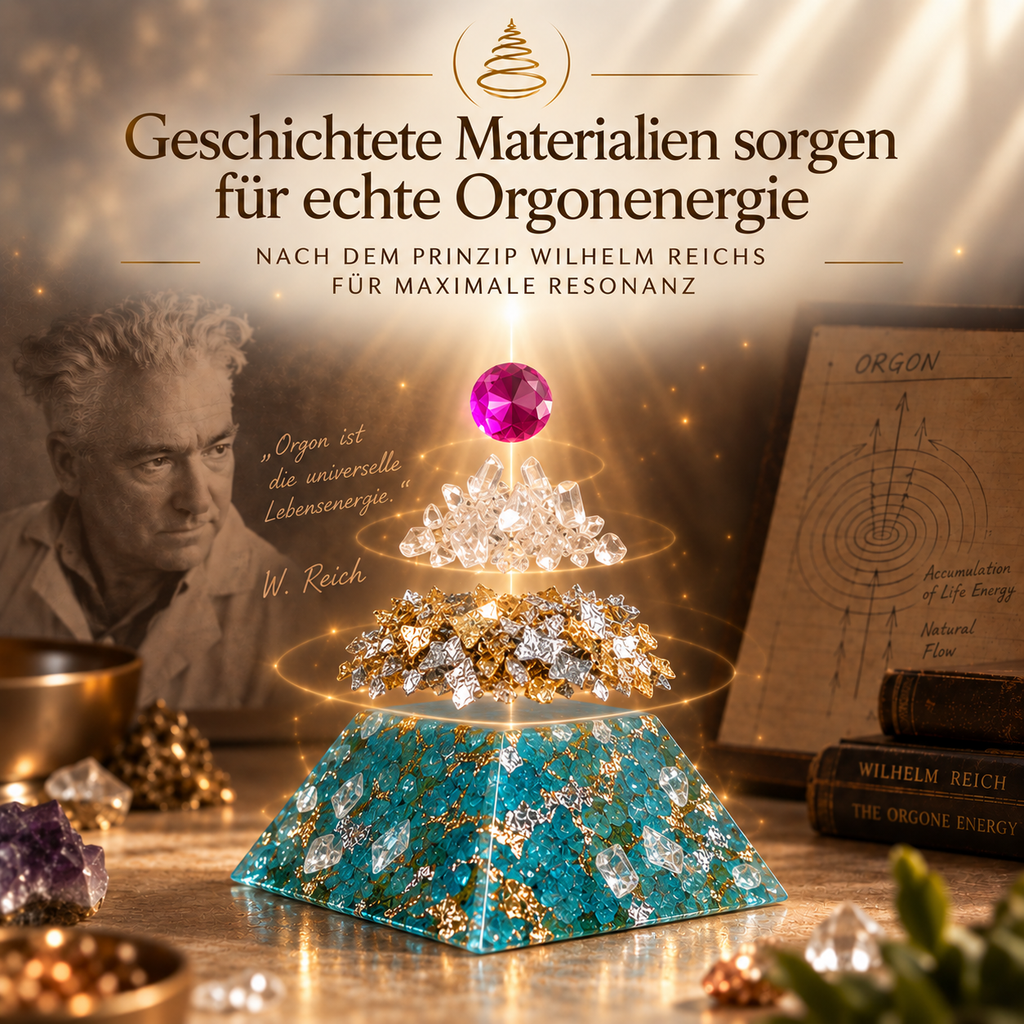 Auge von Atlantis Orgonitpyramide
