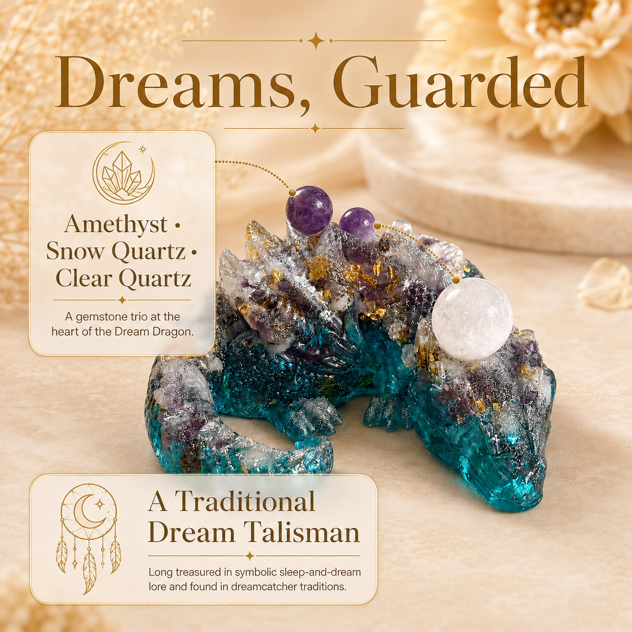 "Dreamguardian" Orgonite Dragon