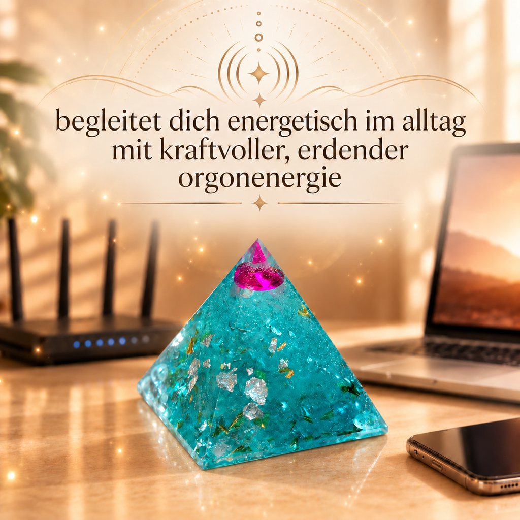 Auge von Atlantis Orgonitpyramide