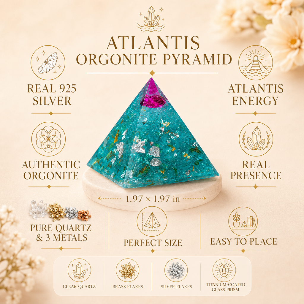 "Eye of Atlantis" Orgonite Pyramid