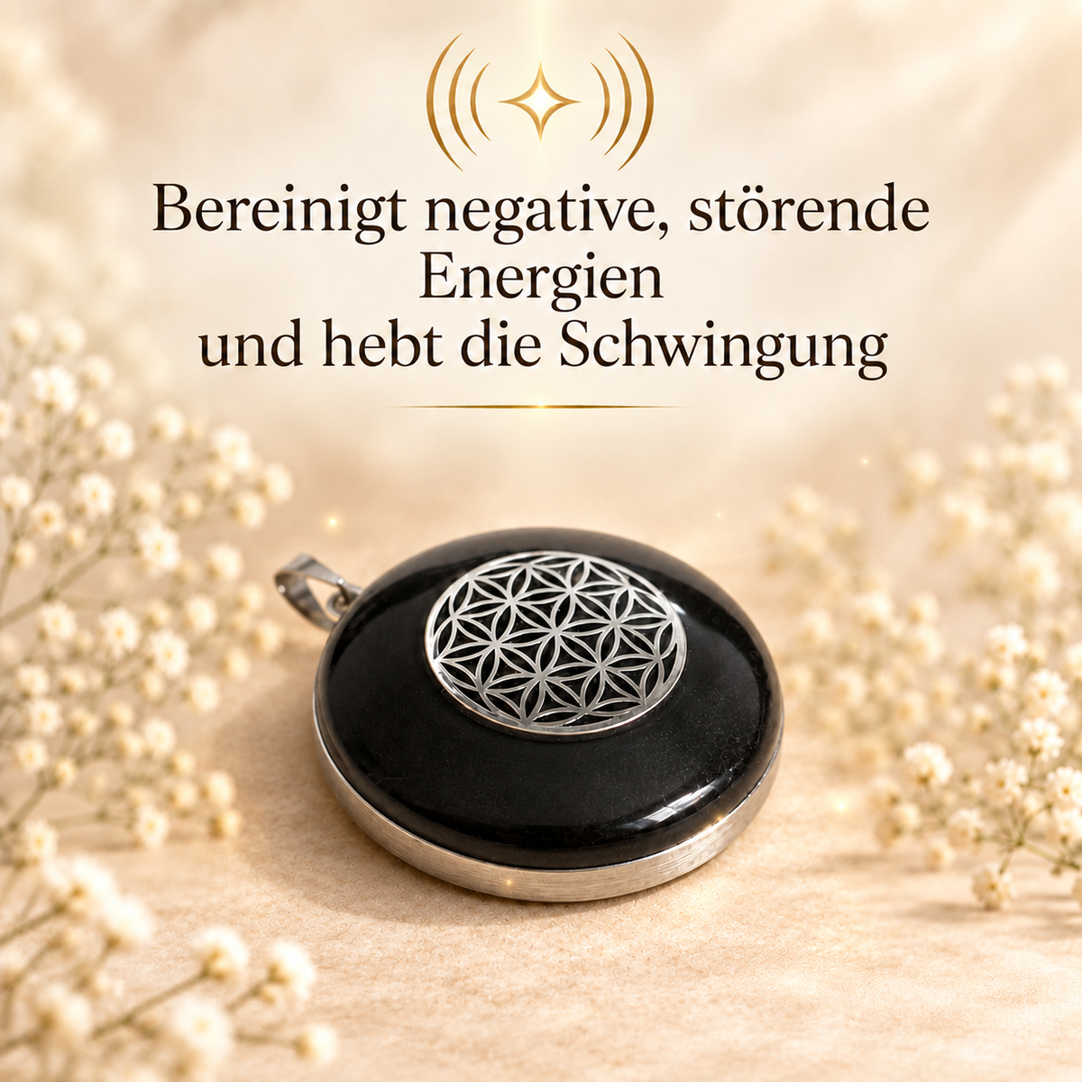 Aura Blüte Orgonit Anhänger